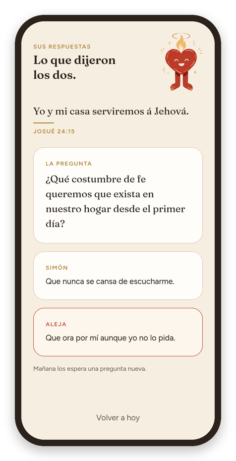 Las dos respuestas reveladas juntas en Amaré